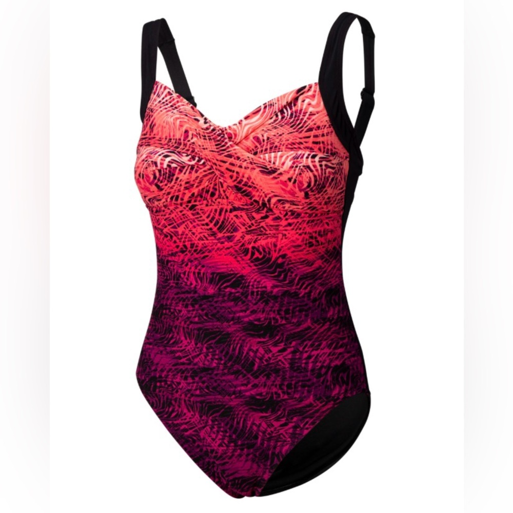 Gabar Women's One Piece Swimsuit size 10 NWT Bathing Suit Chlorine Resistant - Picture 3 of 5